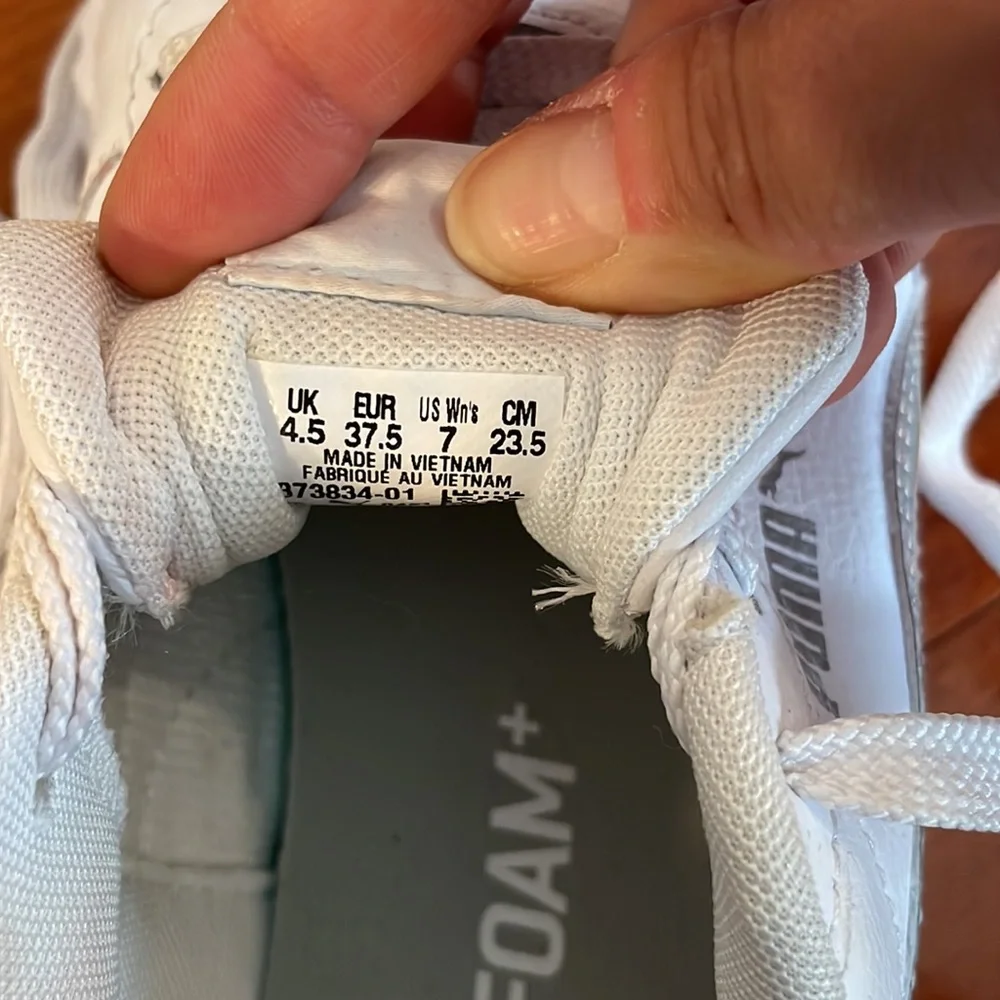 White Puma Shoes - Picture 5 of 7